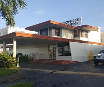 Outside view of the Merryfield Academy campus
